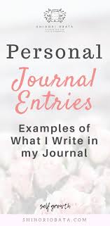Reflective Writing Personal Journal Entry Examples Personalized Journal Journal Entries Reflective Journal