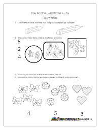Fise De Lucru Gradinita Numbers Preschool Preschool Worksheets Preschool Kids