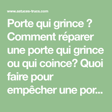 Porte Qui Grince Comment Reparer Une Porte Qui Grince Ou Qui Coince Quoi Faire Pour Empecher Une Porte De Grince Porte Qui Grince Comment Reparer Quoi Faire
