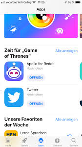 These are some of the best reddit apps available for ios, with each on providing its own distinctive. Someone At The German App Store Team Really Likes Apollo 3rd App Recommended After Itunes And Tv Time For Time For Game Of Thrones Apolloapp
