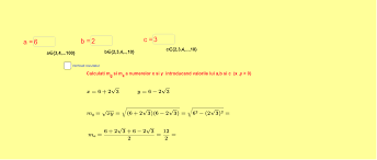 Este suma numerelor supra cate sunt, in nici un caz inmultire. Media Aritmetica Si Geometrica Geogebra