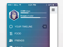 Side Menu And Status Bar In Ios7 Ios Design Mobile App Design Interactive Design