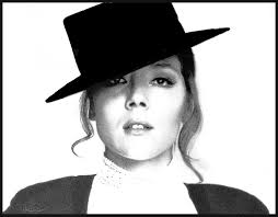 Tracy in black and white