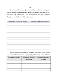 Pronumele personal de politeţe sau de reverenţă arată respectul faţă de o persoană. Substantivul Clasa A V A