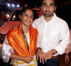 G eeta phogat, who is also aiming for the olympics next year, is married to fellow wrestler pawan kumar. Vinesh To Marry Somvir On Dec 13