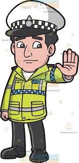 A British Traffic Police Officer Traffic Police Police Officer Police