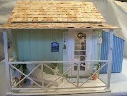 Cabane De Plage Miniature Maison De Poupee Maison Miniature Cabine De Plage