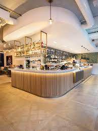 ringier the studio an urban meeting place at the publishing house of ringier zurich we designed 480 s bar counter design counter design cafe interior design
