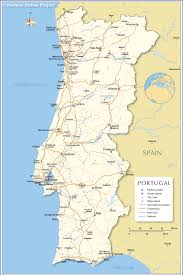 Political Map of Portugal - Nations ...