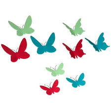 ¿que hacen unas tijeras en las manos de una artista? 9 Mariposas Decoracion Pared Colores Surtidos Articulo De Decoracion Los Mejores Precios Fnac