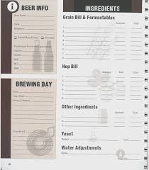 Beer Book Month A Sneak Peek Of The Homebrew Journal Beer Brewery Home Brewing Home Brewing Beer