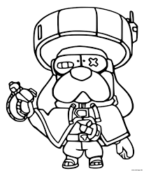 Coloriage brawl stars imprimer gratuitement 100 images. Coloriage Brawl Stars Force Starr Medor Ronin Dessin Brawl Stars A Imprimer