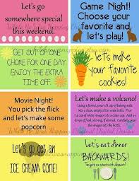 Kid S Printable Coupons Easter Basket Stuffer Digital Etsy In 2020 Easter Basket Stuffer Easter Baskets Printables Kids