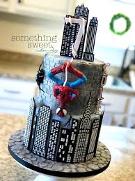 Spiderman Birthday Cake For 8 Year Old Boy Hanging Spider Man Birthday Party Cake Superhero Marvel Boy Party Kids Www Facebook Com Cakesomet Spiderman Birthday Cake Marvel Birthday Cake Marvel Cake