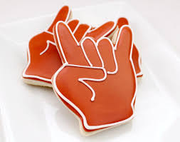 Blake bost enrolls at texas a&m aggies. Hook Em Horns Texas Longhorns Cookies The Sweet Adventures Of Sugar Belle