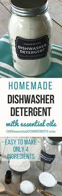 Diy Natural Dishwasher Detergent Natural Dishwasher Detergent Diy Essential Oil Recipes Diy Essential Oils