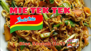 Sajikan segera bersama taburan bawang goreng. Mie Tek Tek Indomie Resep Praktis Mie Instan Youtube
