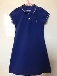Petit Bateau Light Blue Long Sleeve Dress Size 6 114cm