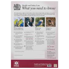 Job interview questions and sample answers list, tips, guide and advice. Health And Safety Law Hse Poster Laminated Size 594 X 420 Mm Linden Signs Print