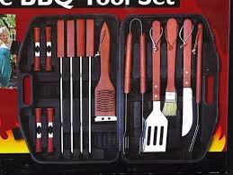 21 Piece Stainless Bbq Tool Set