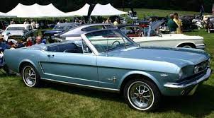 We are talking about mustangs here, but the fact that it was fitted to a nicely equipped convertible makes it very cool. I Loved My Baby Blue Convertable 65 Mustang Mustang Convertible Ford Mustang Convertible 65 Mustang Convertible