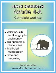 Math Mammoth Grade 4 A Complete Worktext Math Workbook Money Math Math Worksheets
