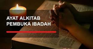 Dalam nama bapa, anak dan roh kudus. Ayat Alkitab Untuk Pembuka Ibadah Di Gereja Yukampus