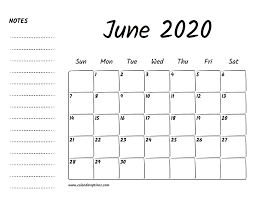 Weekly and monthly calendar planners available. Free June 2020 Printable Calendar Editable Templates