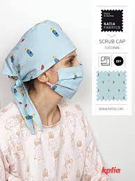 Kimberly from sweet red poppy has a free sewing pattern you can use to make a scrub cap. Learn How To Sew A Scrub Cap Katia Blog Yarns Fabrics