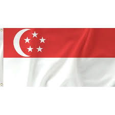 The flag of singapore consists of two horizontal halves, red above white. Singapore Flag Army Outdoors United States