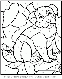 Identify numbers and practice hand eye coordination. Printable Coloring Pages Color By Number Coloring Home