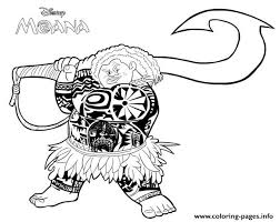 Check spelling or type a new query. Demi God Maui From Moana Disney Coloring Pages Printable