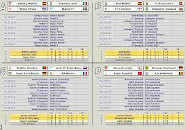 Zum einen werden dir bei den livewetten ausschließlich die champions league spiele heute angezeigt. Champions League Spielplan 2014 15 Excel Verwaltung Download