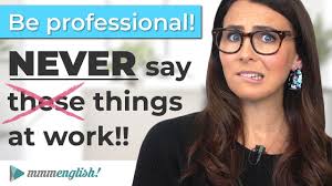 Jan 19, 2020 · pick the right photographer. Be Professional Never Say This At Work Youtube