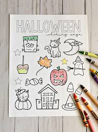 Image result for printable halloween coloring pages