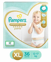 Pampers Premium Care Diaper Pants Size XL (Extra Large) - Pack of 36