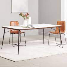Vintage 1950 s 60 s mcm mid century modern pink formica drop leaf kitchen table. Paulson Dining Table White Laminate