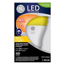 Ge Led 7 Watt A Shape Outdoor Bug Light Bulb 92140 Blain S Farm Fleet