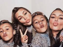 Kim kardashian is no stranger to sharing snapshots of her four adorable children, but one photo she posted of her daughter, chicago, over the summer really got her fans talking. Reality Tv Star Kim Kardashian S Daughter North Sports A Fake Nose Ring Receives Backlash From Social Media Times Of India