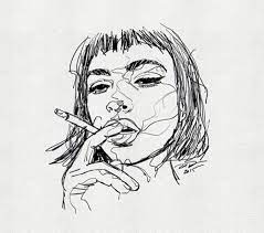 40 Best Examples Of Line Drawing Art Line Art Drawings Portrait Drawing Art