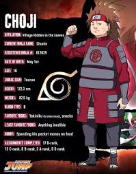 Choji Character Info Naruto Facts Naruto Shippuden Characters Naruto Uzumaki