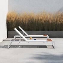 Find the perfect patio furniture & backyard decor at hayneedle, where you can buy online while you explore our room designs and curated looks for tips, ideas & inspiration to help you along the way. Modern Cushionless Outdoor Chaise Lounges Allmodern