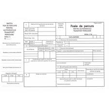 Asadar, formularul nu este obligatoriu, potrivit legislatiei fiscale, in cazul. Foaie De Parcurs Transport Persoane A4 100 File