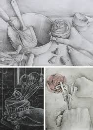 How To Approach The Igcse Art Exam Observational Interpretative Assignment Art Cupcake Drawing Drawings