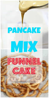 Pancake Mix Funnel Cake Recipe And Instructions At Createdbydiane Com In 2020 Funnel Cake Funnel Cake Recipe Easy Pancake Mix Funnel Cake