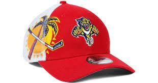Team roster, salary, cap space and daily cap tracking for the florida panthers nhl team and their respective ahl team. Ktz Florida Panthers Flex 39thirty Cap In Navy White Red For Men Lyst