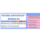 NATIONAL SURVIVORS DAY event in Sunbury VIC