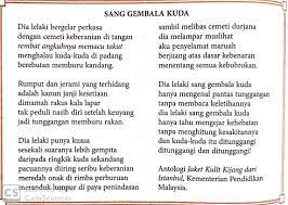 Sang gembala kuada ialah seorang lelaki yang gagah. Sajak Gembala Kuda Tingkatan 4 Other Quiz Quizizz