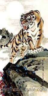 Chinese Tiger Painting Ap001 Tiger Painting Tiger Art Chinese Tiger