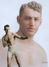 Paul Newman as Rocky Graziano in a famous scene of "Somebody Up There Likes  Me" in 1956